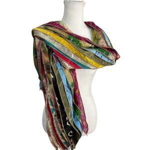 Art Studio Company Stitched Sari Scarf India